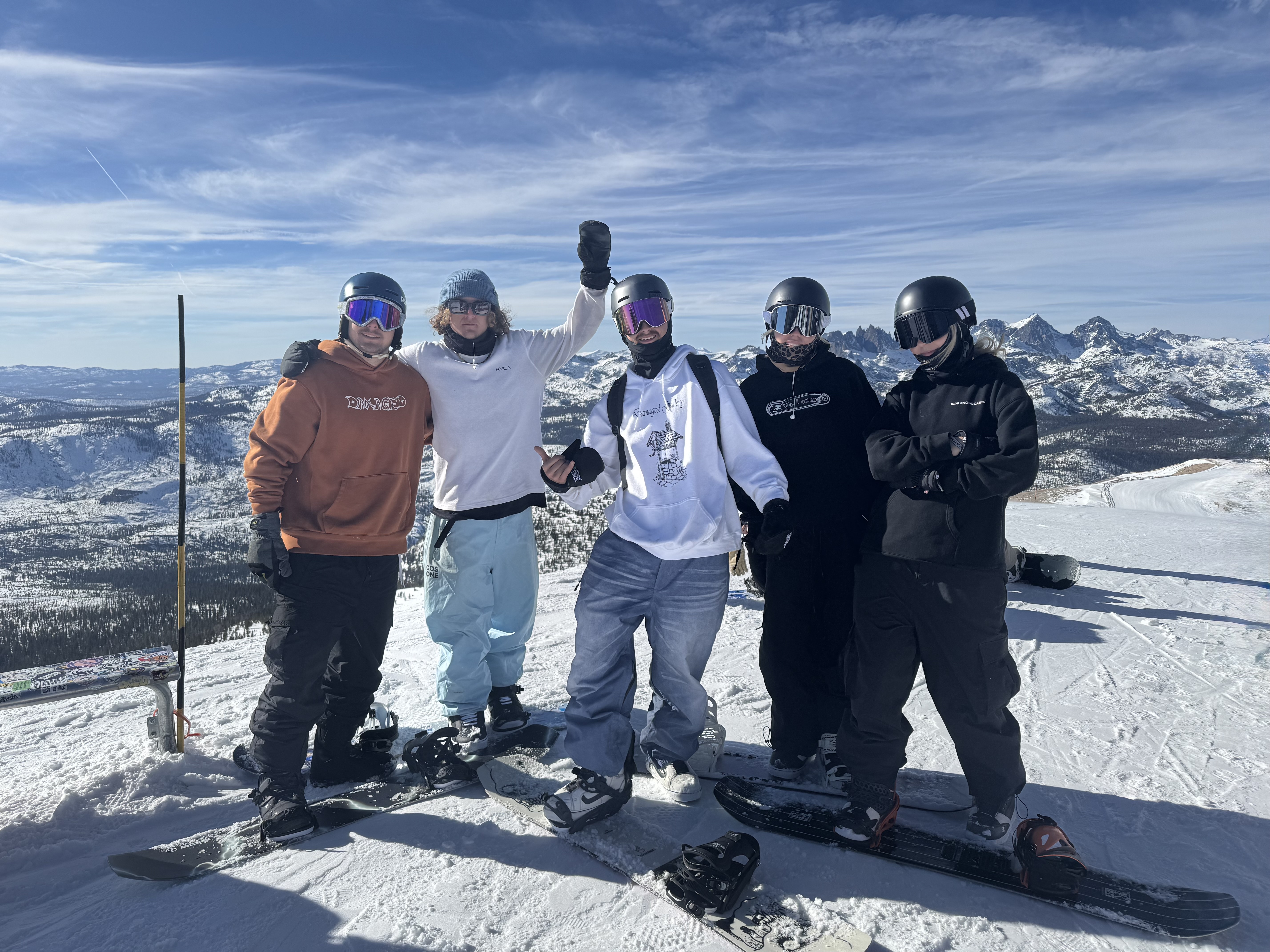 Crew on the mountain