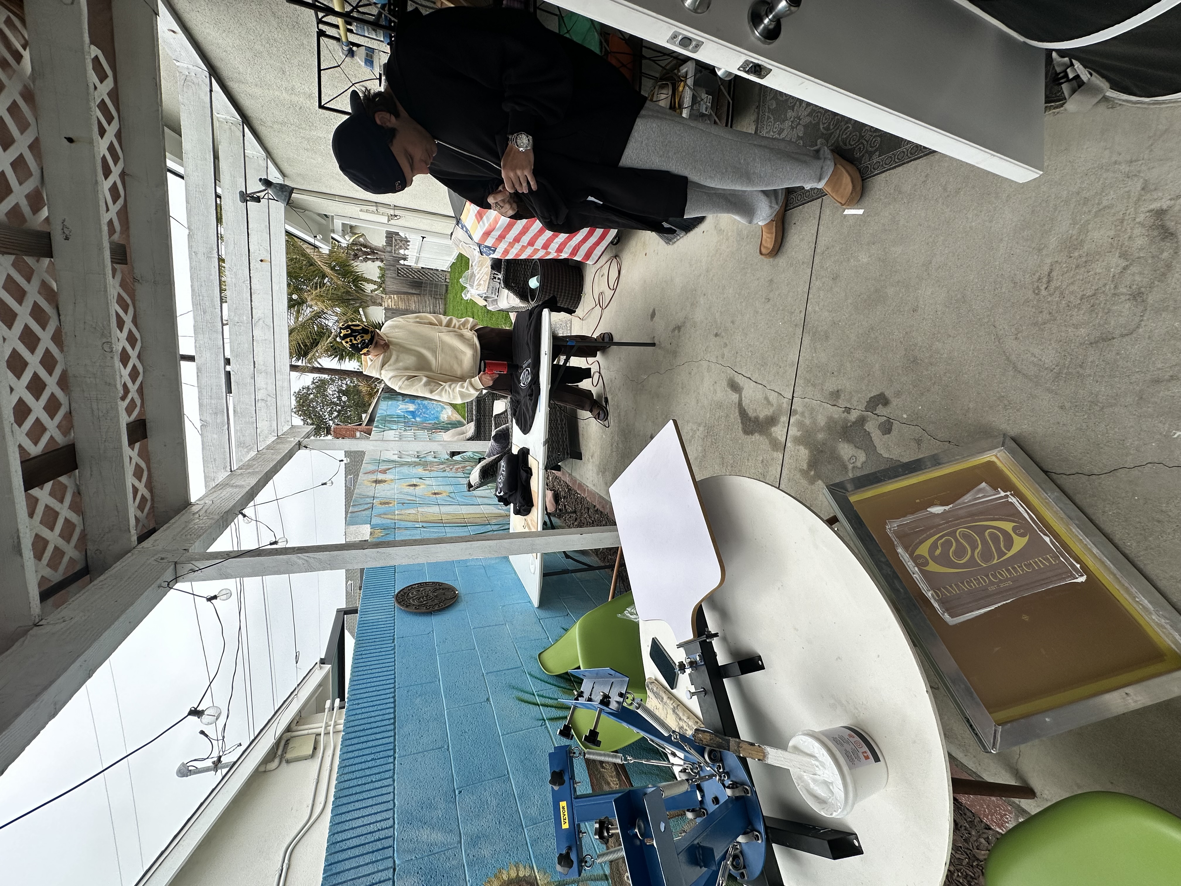 Screen printing workshop